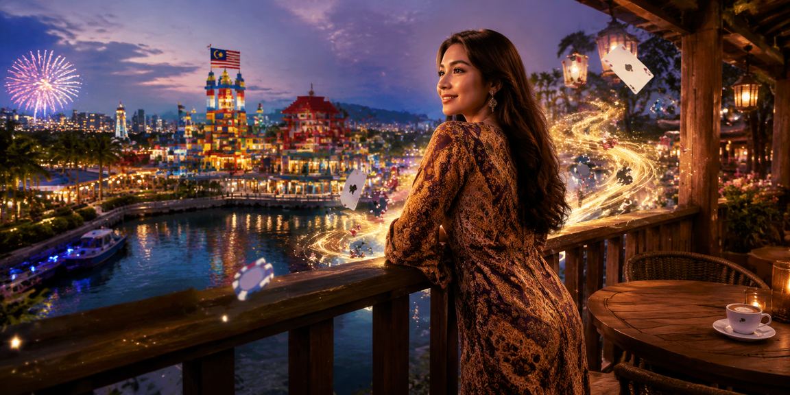 Permainan poker dalam talian dengan motif batik Malaysia